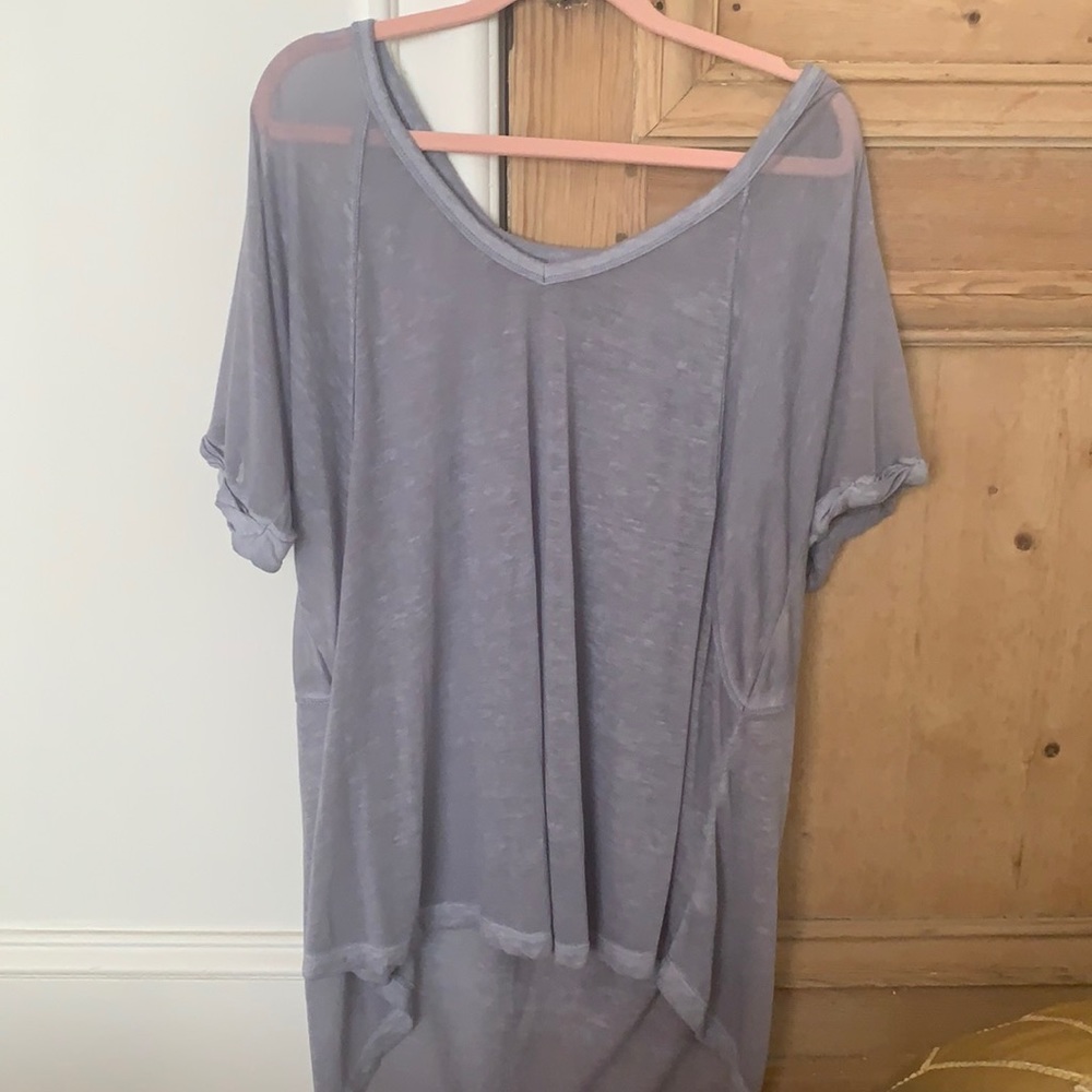 Over size free people shirt